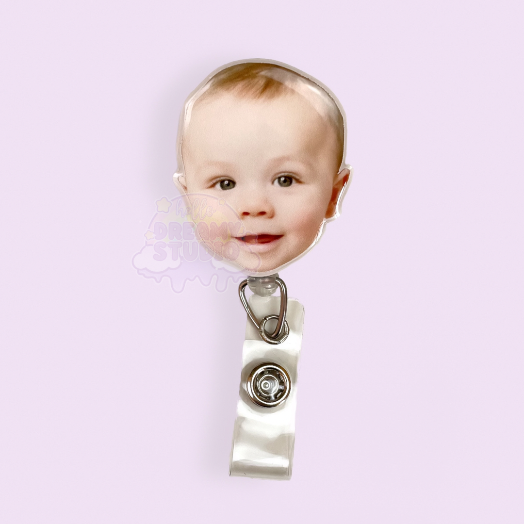 Custom Baby Badge Reel